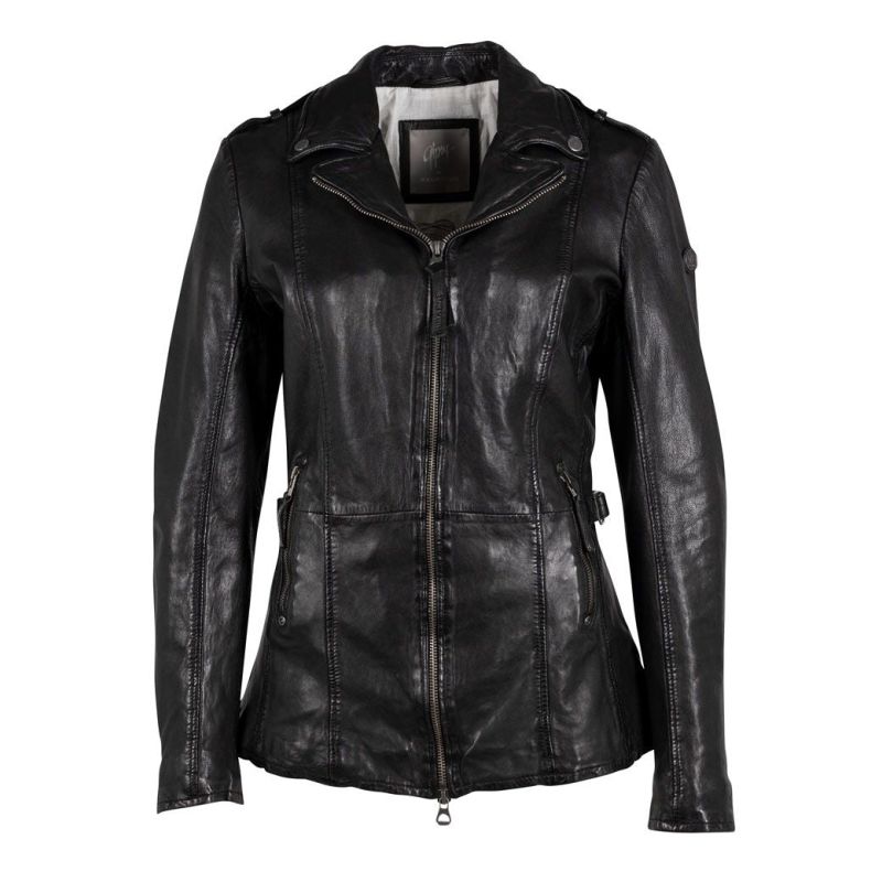 Yellie Cf Leather Jacket, Black image