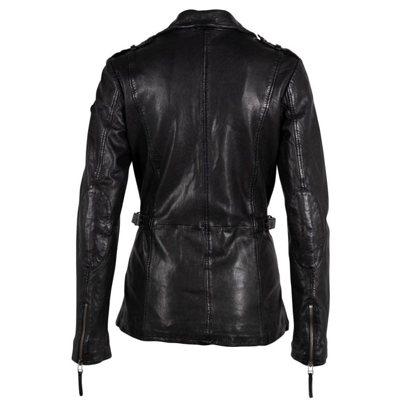 Yellie Cf Leather Jacket, Black image