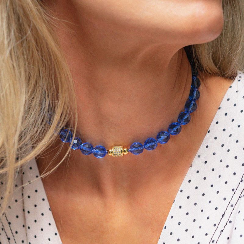 Leni Mini Necklace In Sapphire image