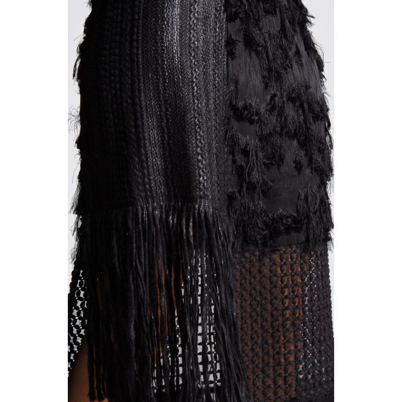 Jamie Fringe Straight Skirt image