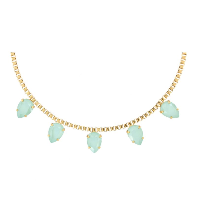 Mint Green Five Drops Necklace image