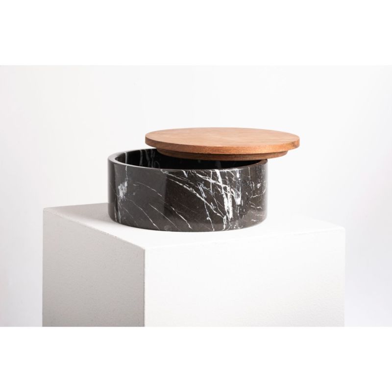 Tortillero Container - Black Marble image