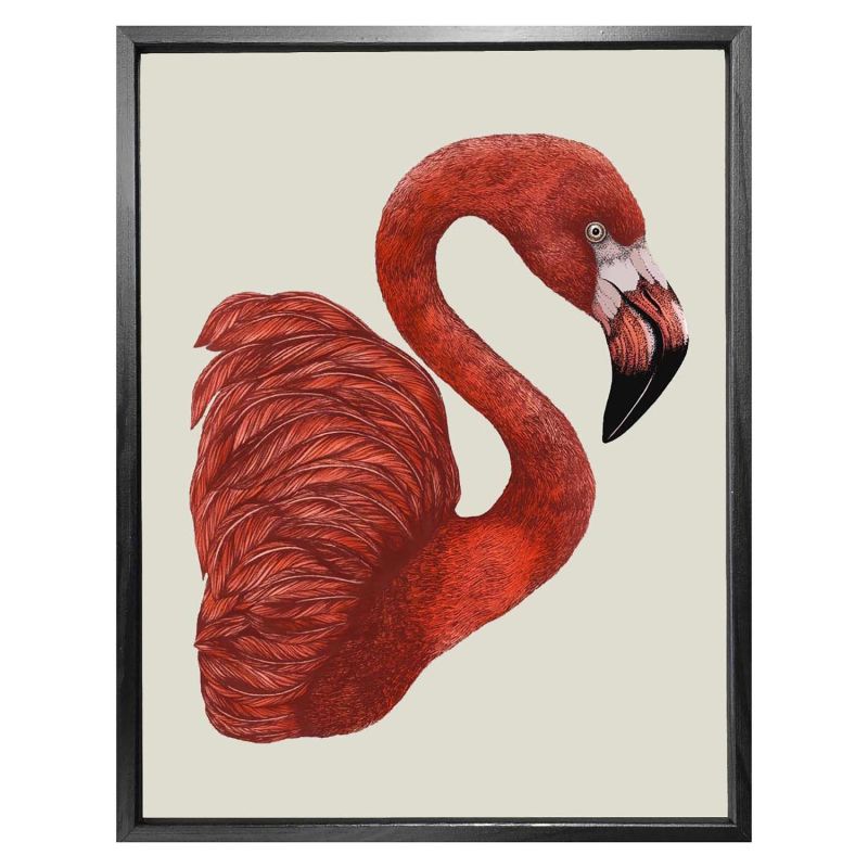 Antique Flamingo Ii Fine Art Print - A3 image