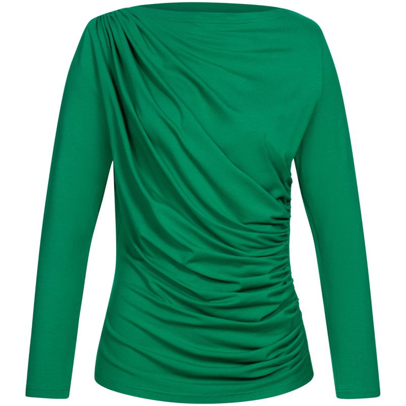 Draped Shirt - Green image