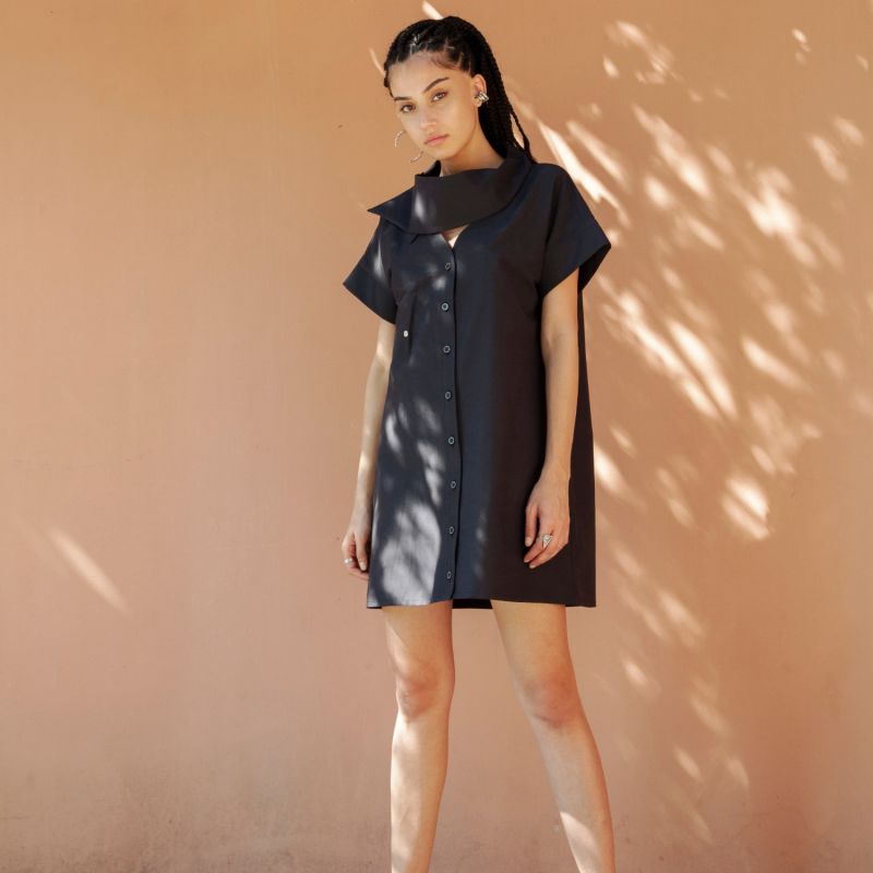 Island Black Shirt Dress image