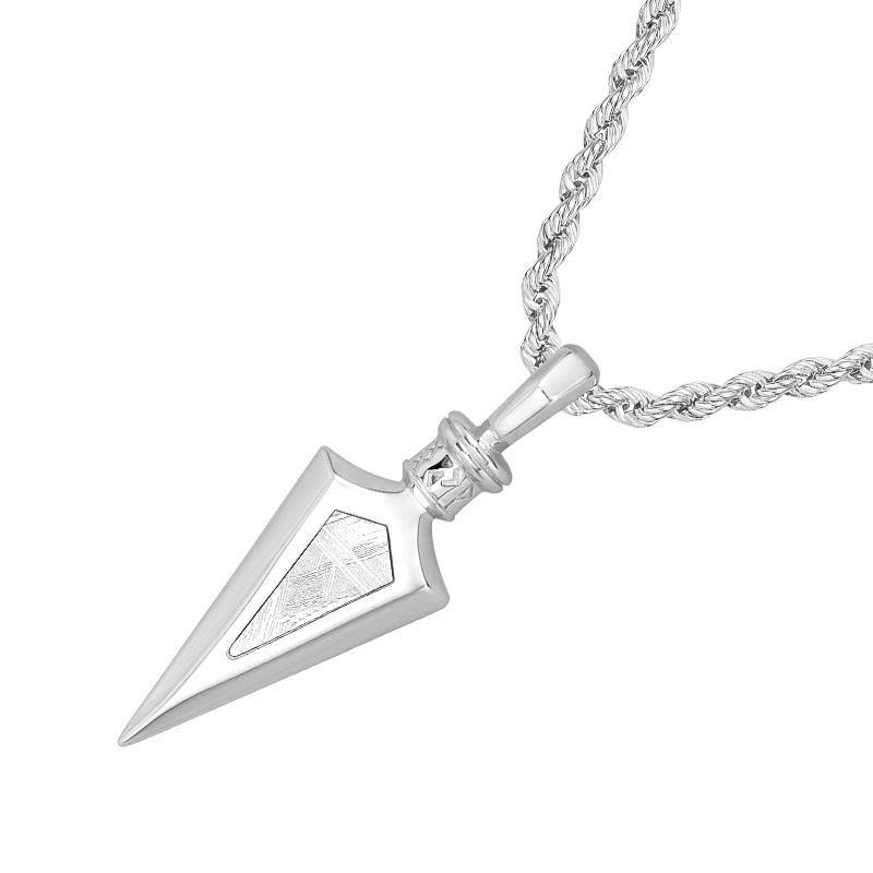 Arrowhead Meteorite Sterling Silver Necklace image