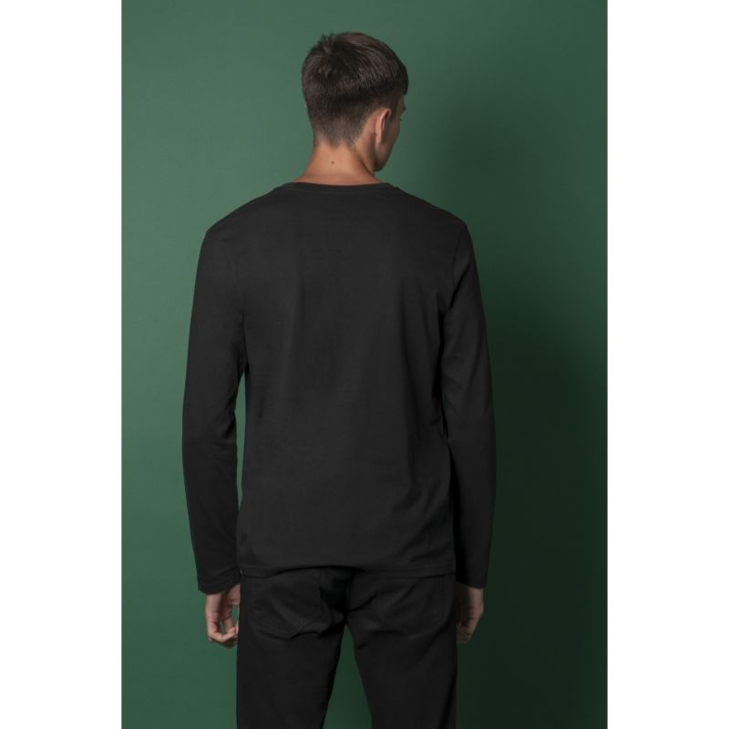 Eyes Embroidered Long Sleeved Top Black Men image