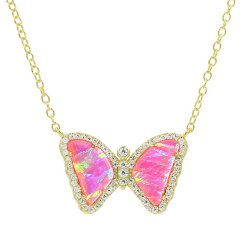 Mini Opal Butterfly Pink image