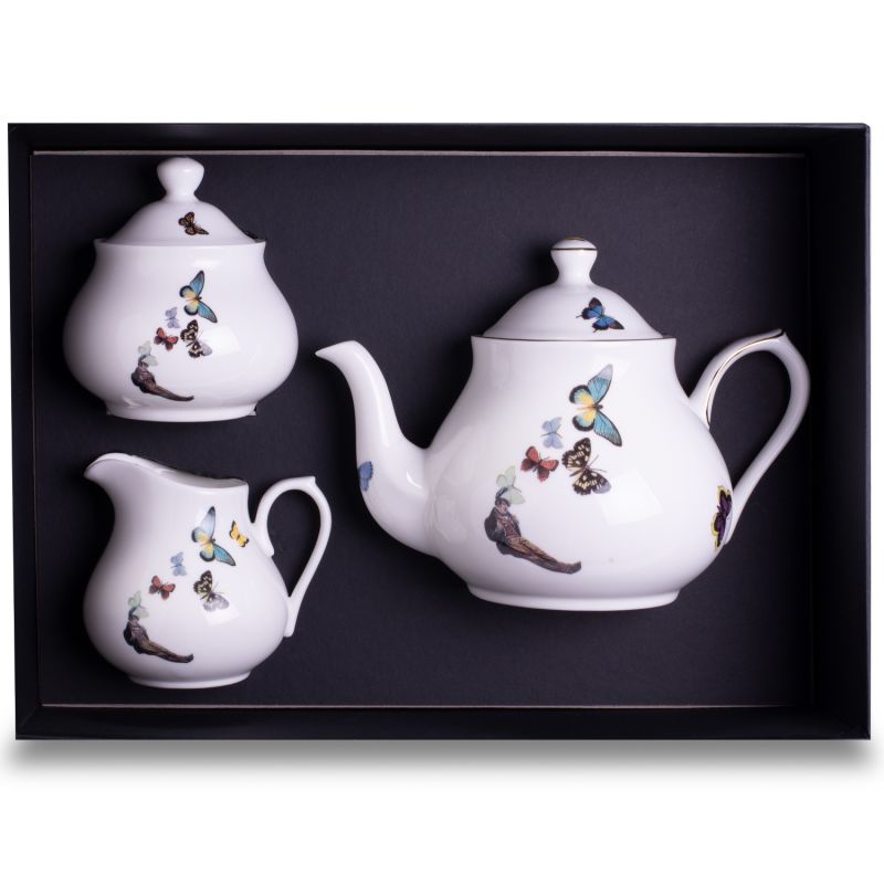Hampstead Heath Teapot, Milk Jug & Sugar Pot Gift Set image