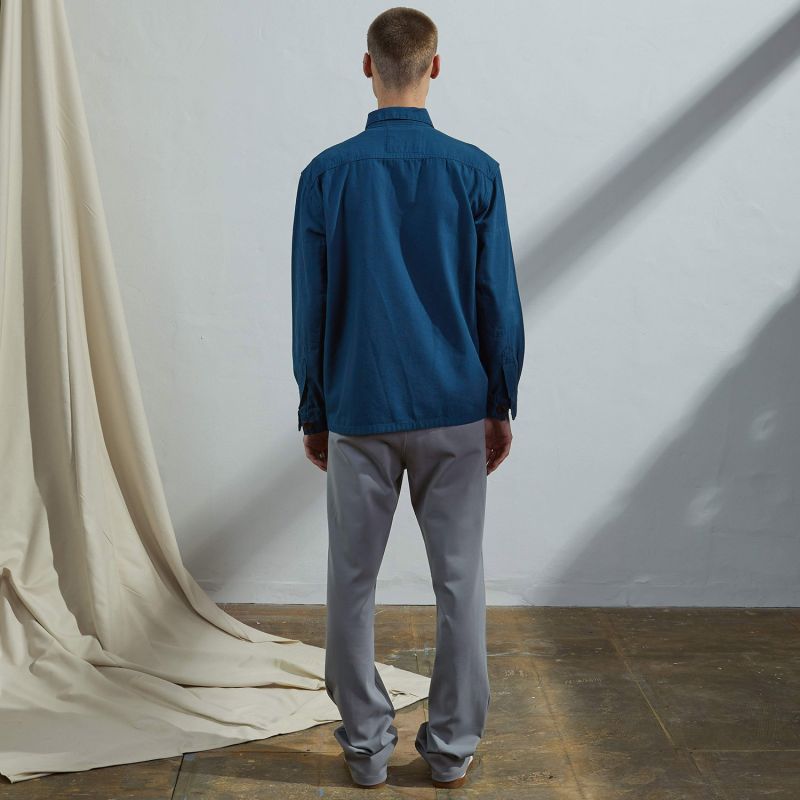 The 3003 Buttoned Workshirt - Blue image