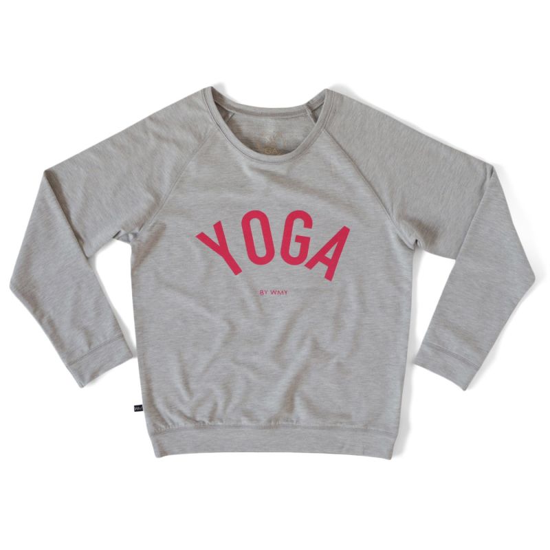 Yoga Sweatshirt Cerise Print image