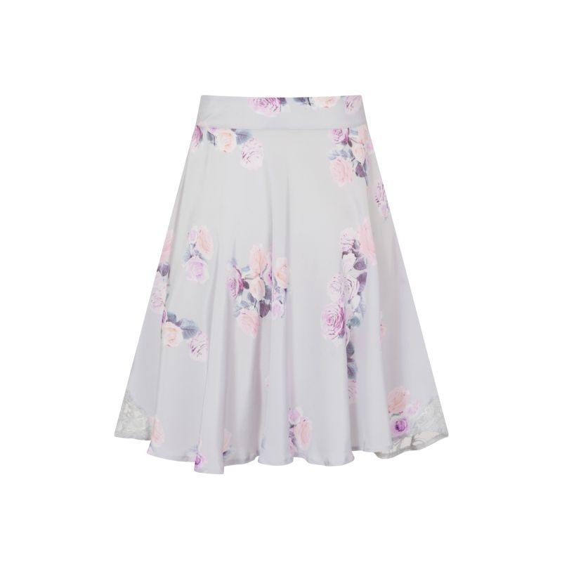 Rose Silk Skirt image