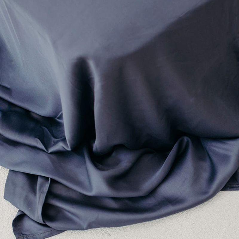 Australian Queen Bamboo Sheet Set With Pillow Slips - In UK King (Blue) image
