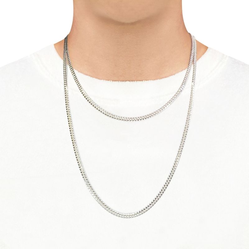 3.5Mm Miami Curb Chain Necklace Choker image