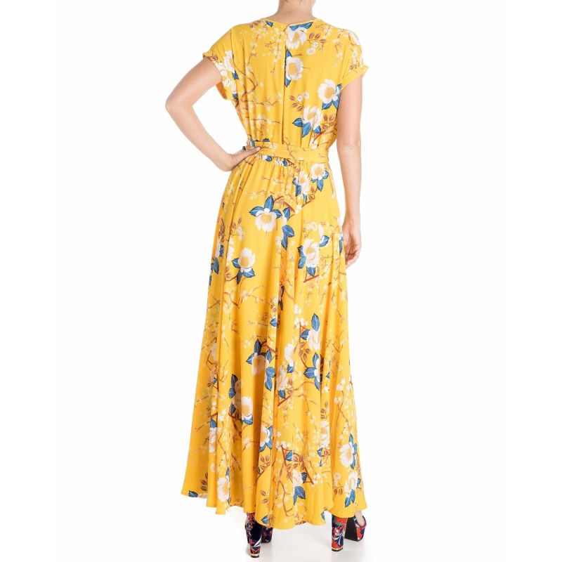 Jasmine Maxi Dress - Gold Lotus image