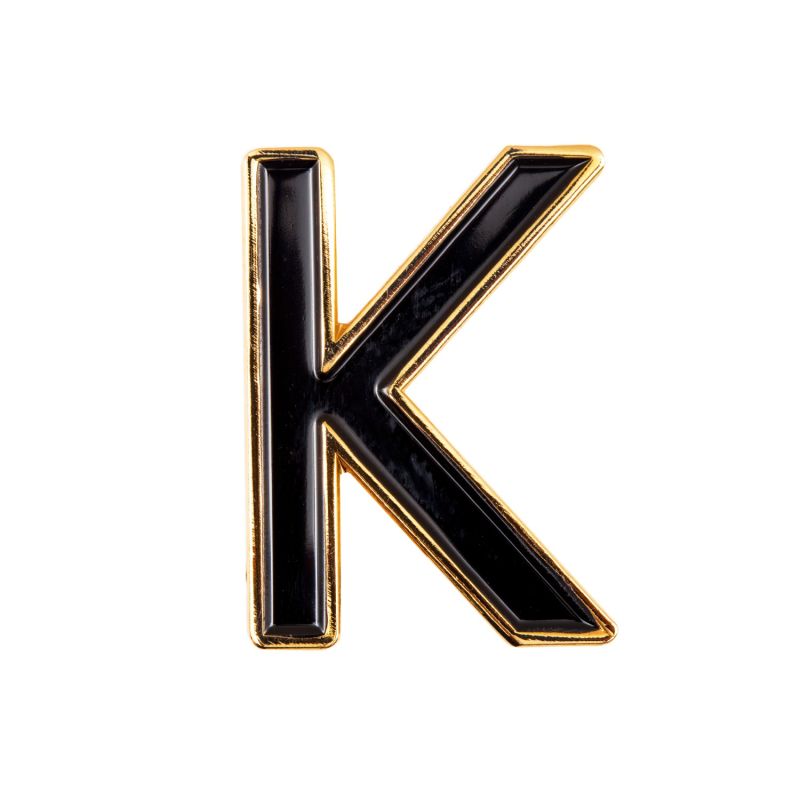 Enamel Letter K Pin image