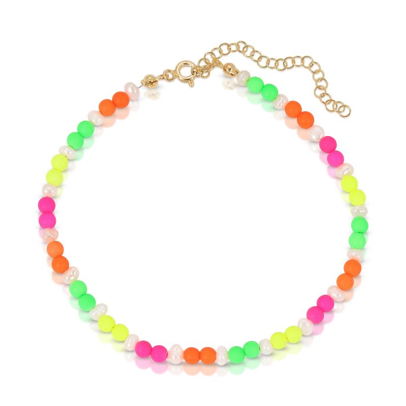 Neon Bead Anklet image