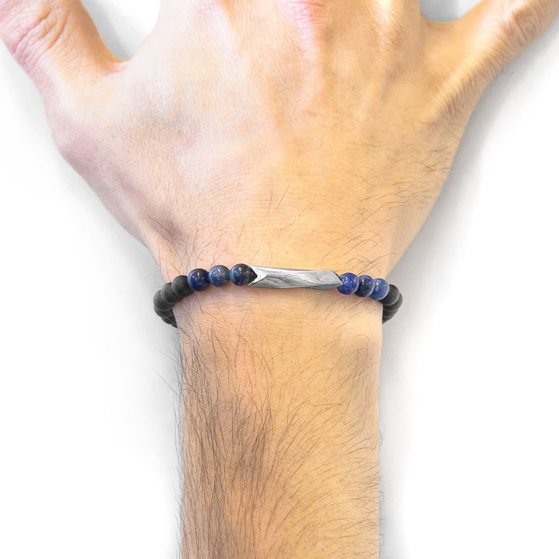 Blue Sodalite Orinoco Silver & Stone Bracelet image