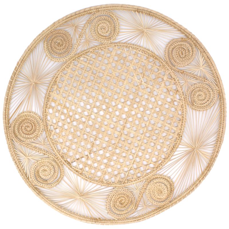 Natural Spiral Caracol Placemats Set Of 4 image