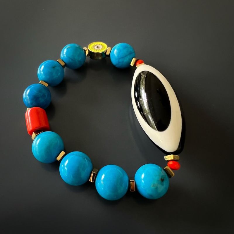 Happiness Turquoise Eye Bracelet image