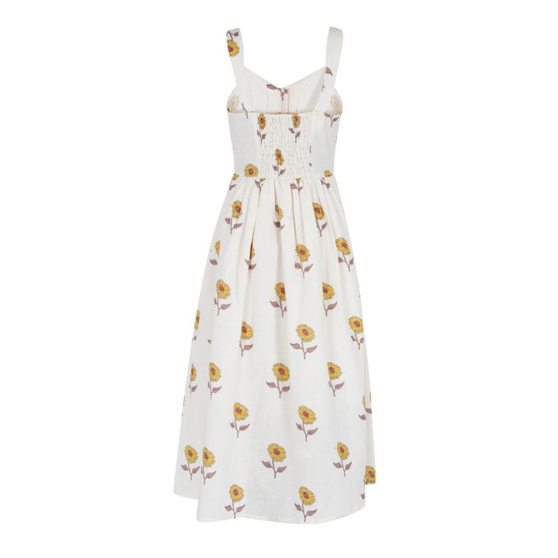 Sunflower Hand Block Strap Dress image