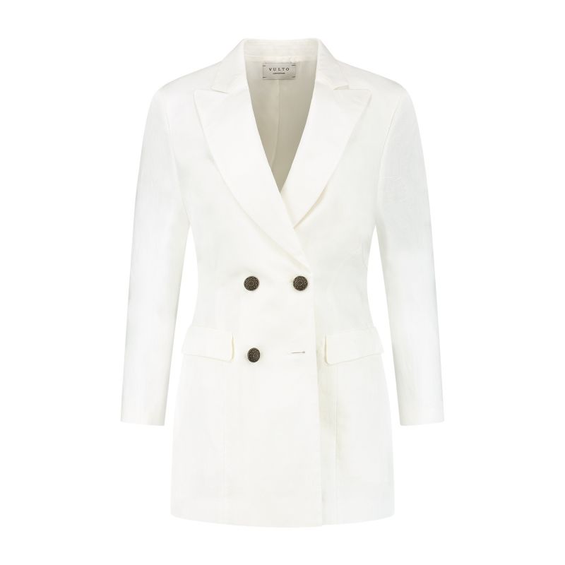 Linen Jacket White image