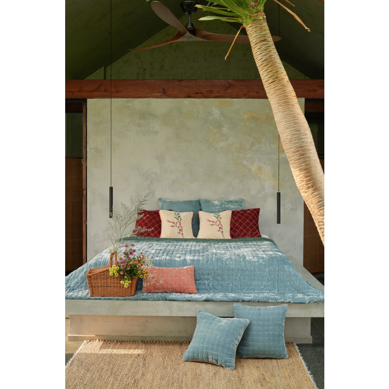 Duck egg velvet throw discount