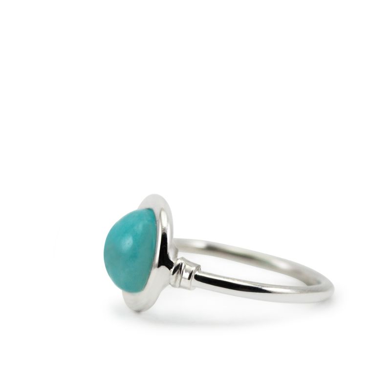 Satellite Sterling Silver Amazonite Ring image