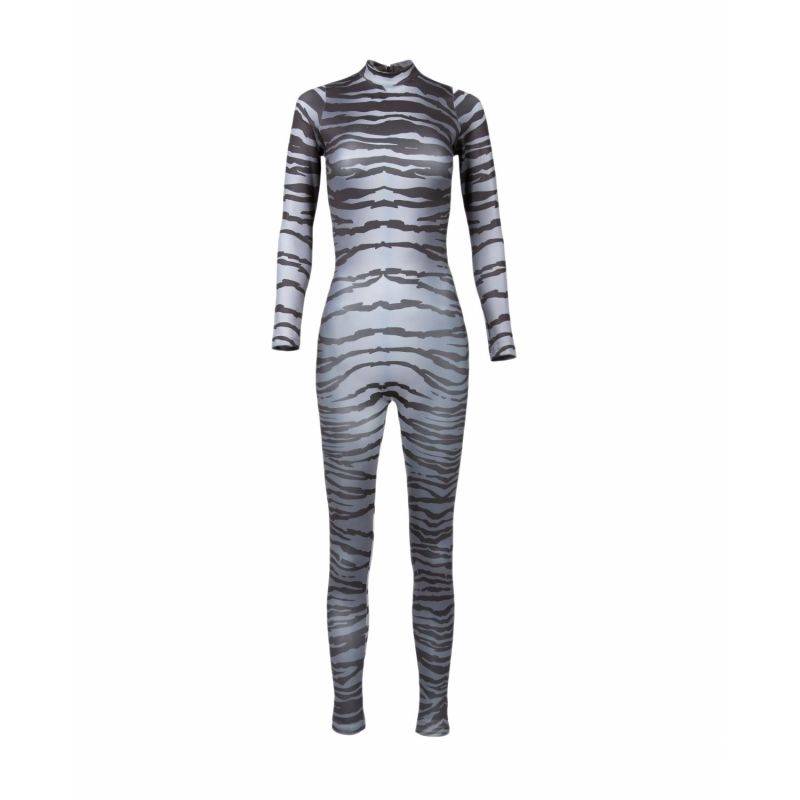 Zebra Print  Strech Jumpsuit image