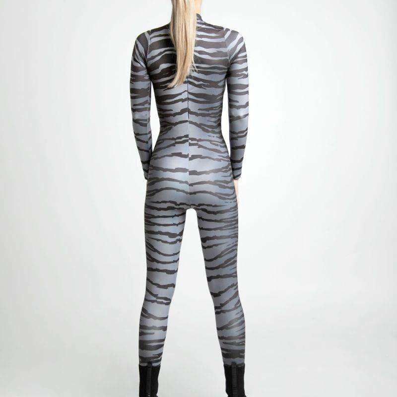 Zebra Print  Strech Jumpsuit image