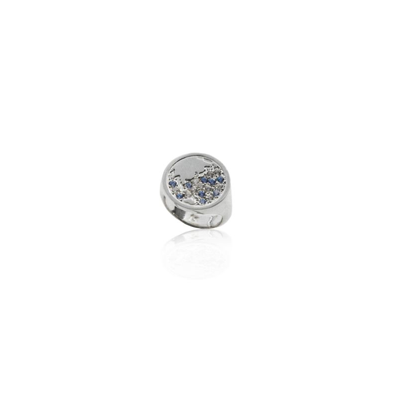 Sparkling Earth Signet Ring image