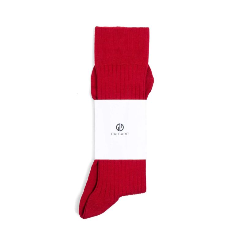 3-Pack Scottish Lisle Cotton Socks Red Goncalo image