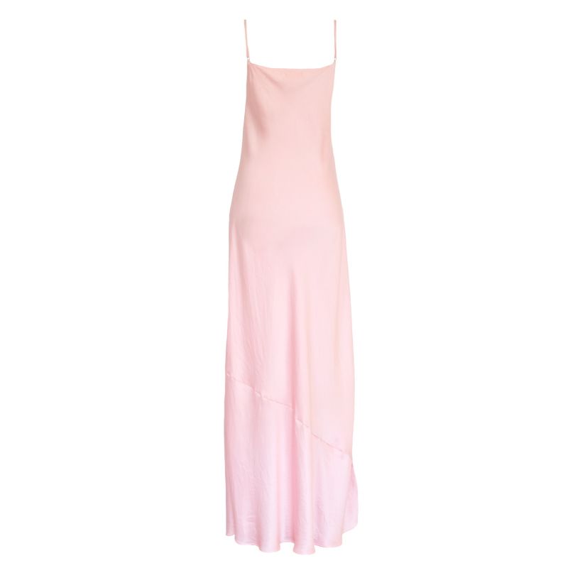 Natural Dyed Prairie Wildrye Slip Dress In Primrose image