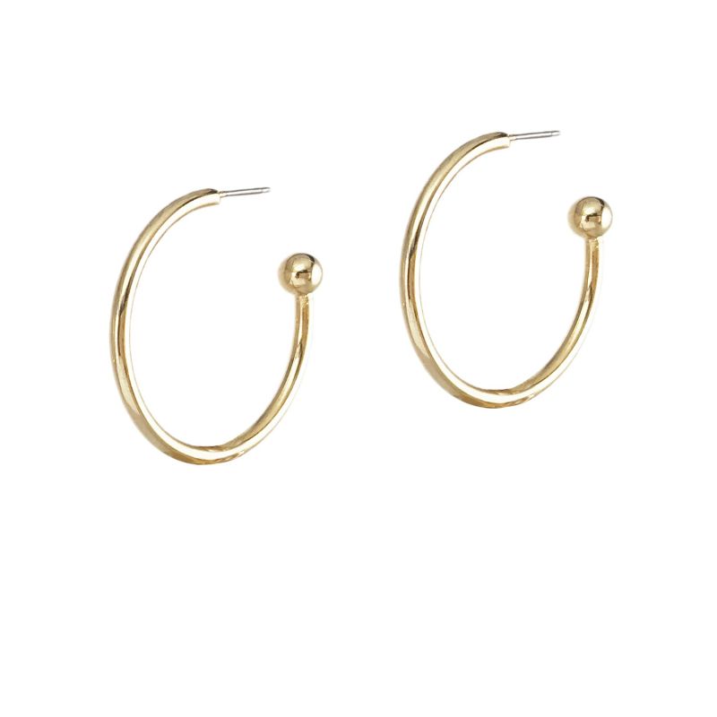 Galina 2-In-1 Hoops Large Gold image