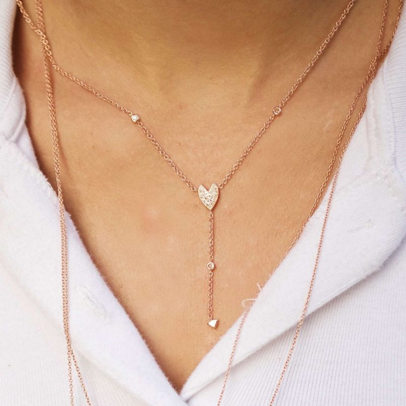 Raindrop Drip Necklace In Sterling Silver image