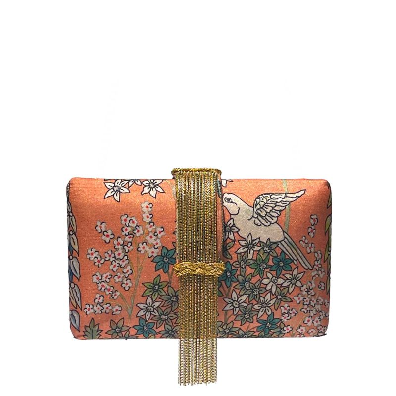 Paradise Bird Fringe Clutch image