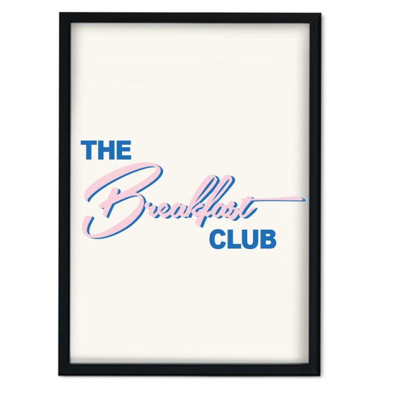 The Breakfast Club Retro Giclée Art Print image