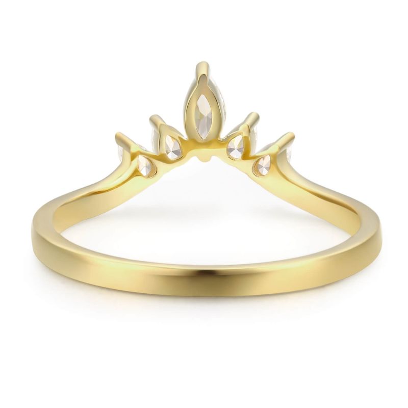 Supreme White Topaz Ring Yellow Gold Vermeil image