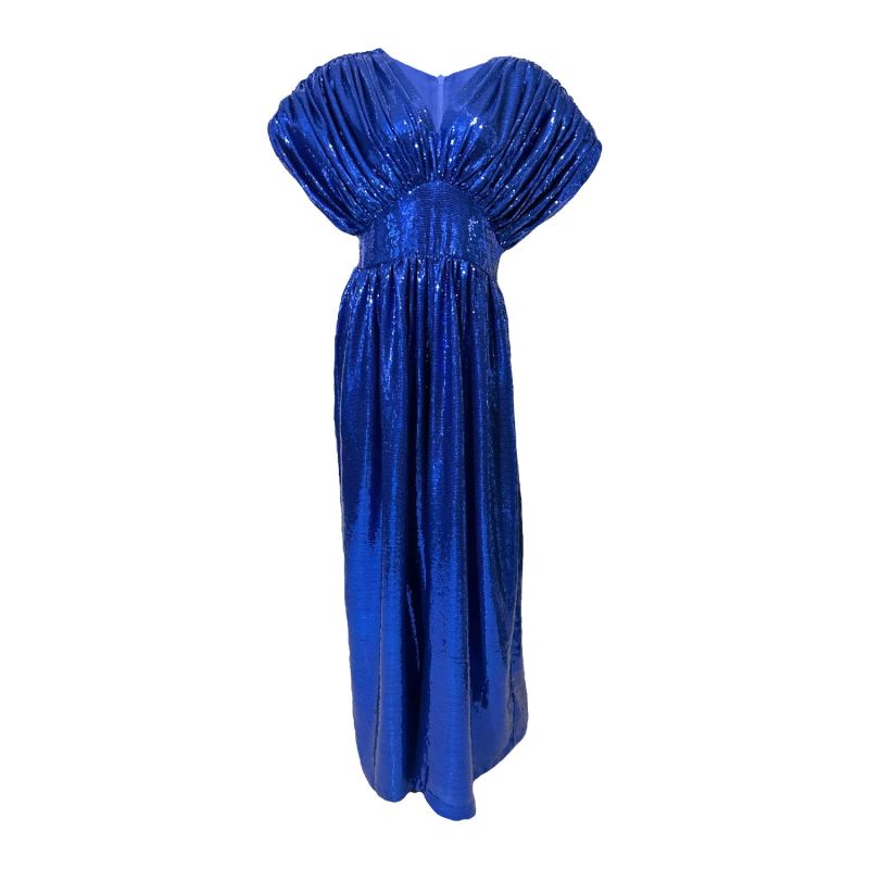 Zowie Electric Blue Palazzo Sequin Jumpsuit image