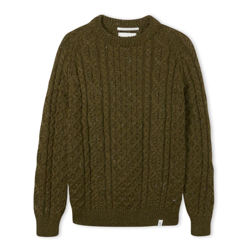 Hudson Aran Jumper Khaki image