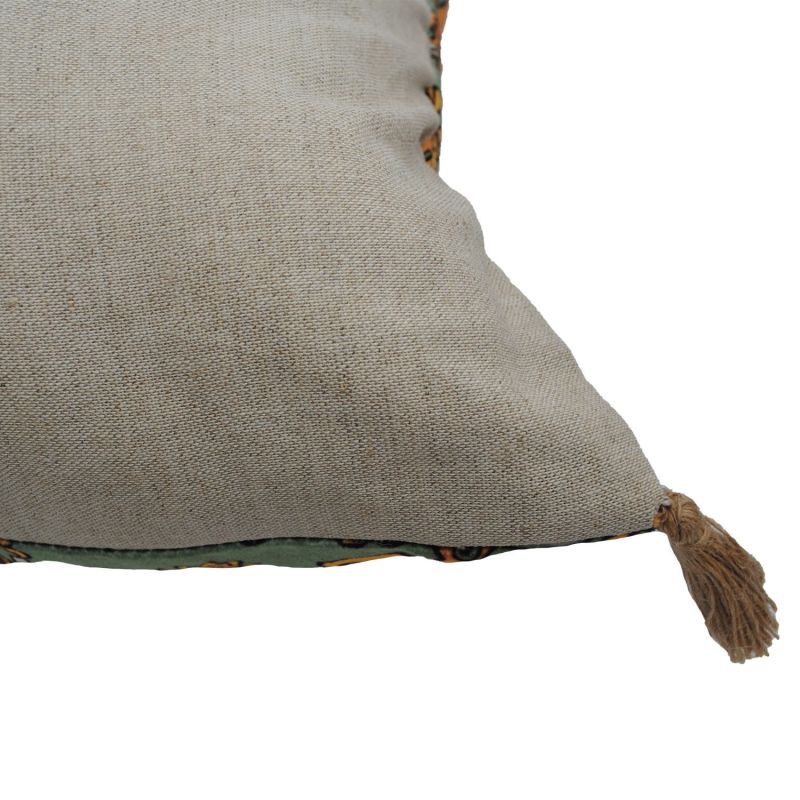 The Country Pig Green Rectangle Cushion image