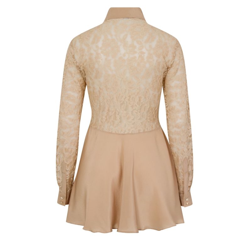 Beige Lace Dress image