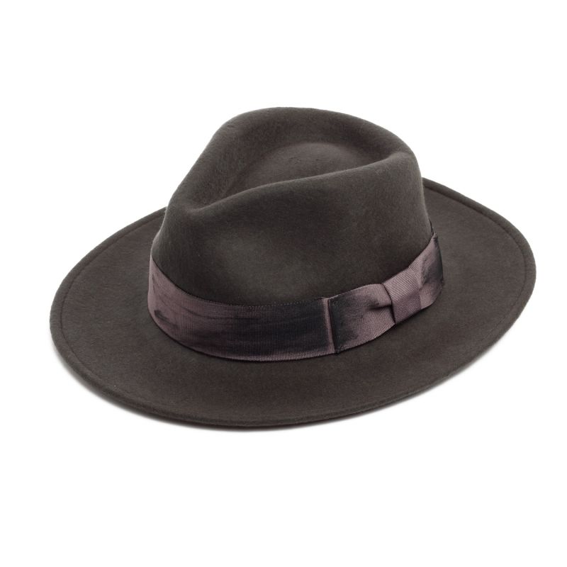 Grey Fedora Hat image