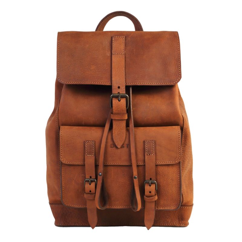 Leather Backpack In Heritage Brown image