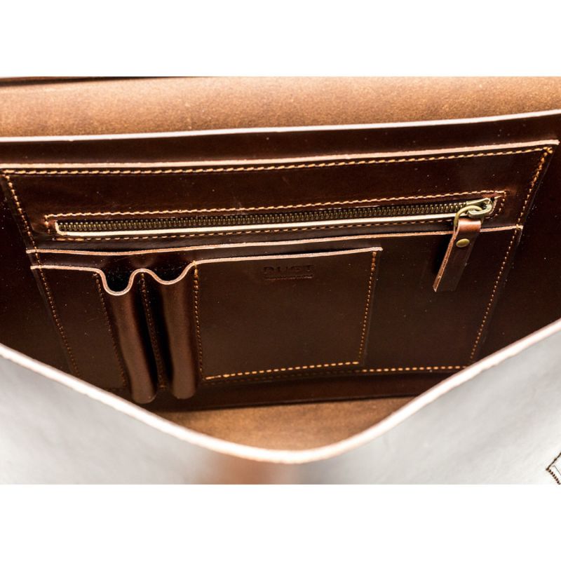 Leather Briefcase Cuoio Havana image