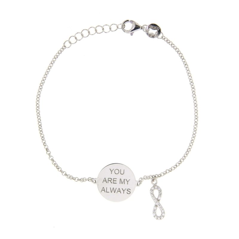 Sterling Silver My Always Infinity Bracelet image