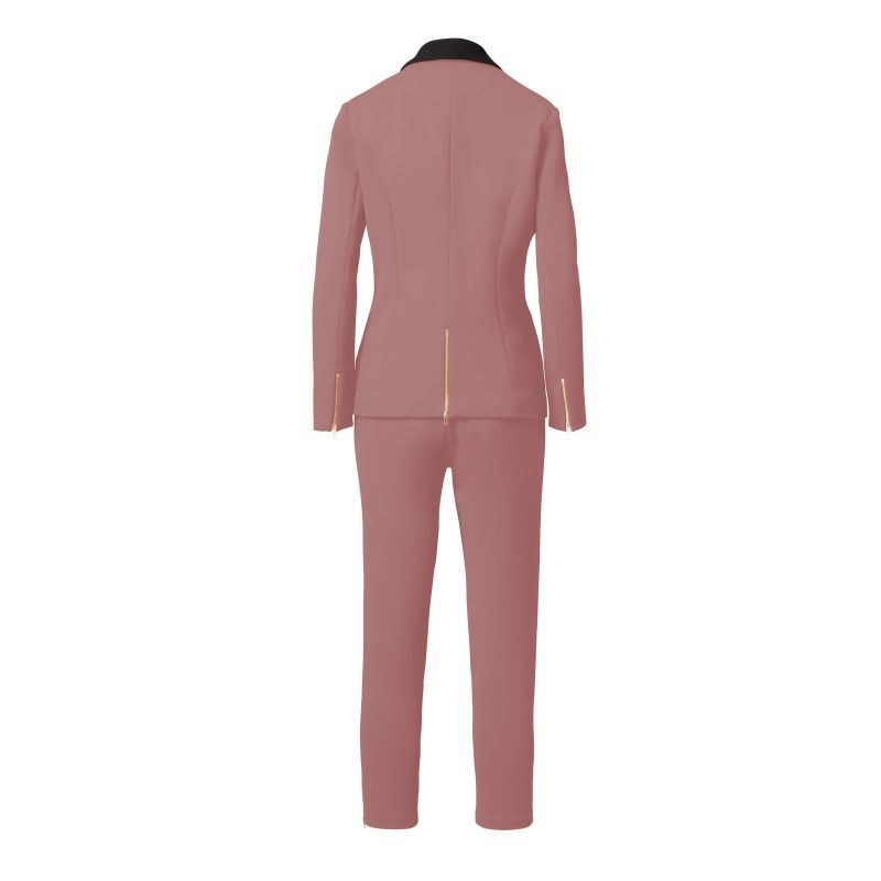 A Rebellious Leggings Stretch Suit - Blush image