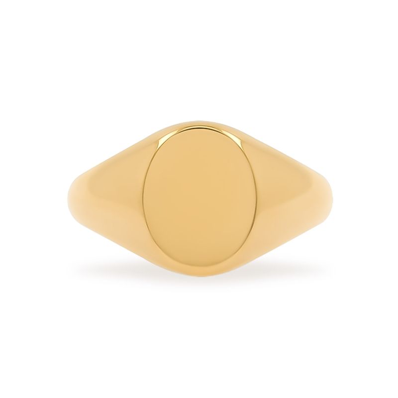 Oval Pinky Signet Ring image