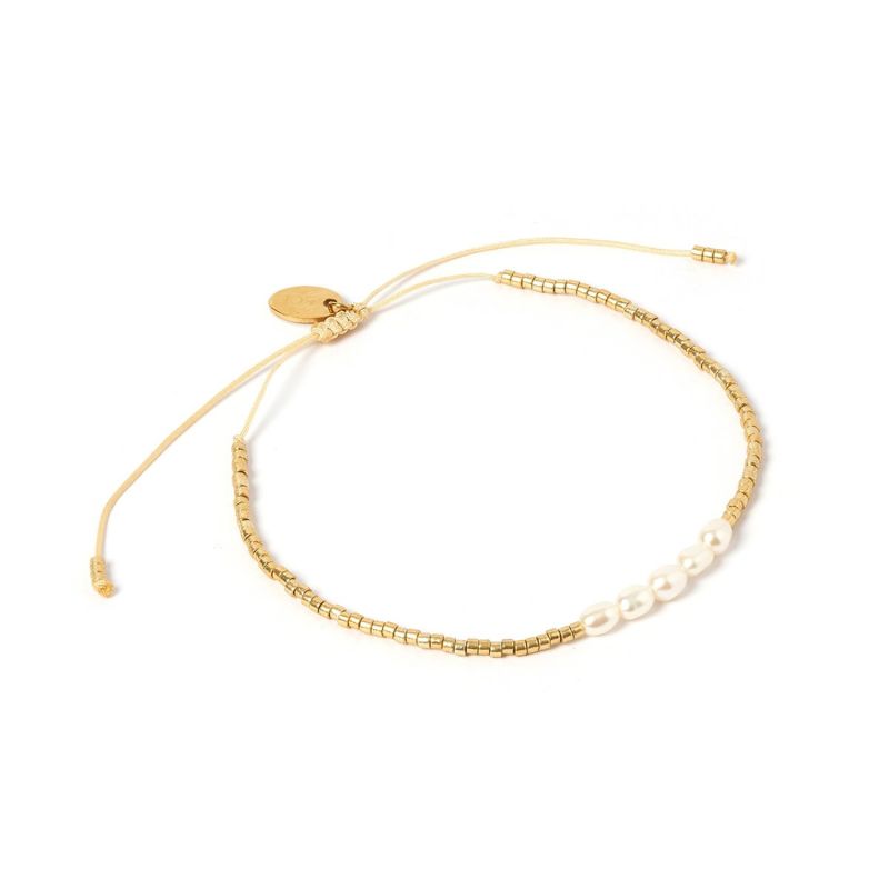 Seline Gold and Pearl Bracelet image