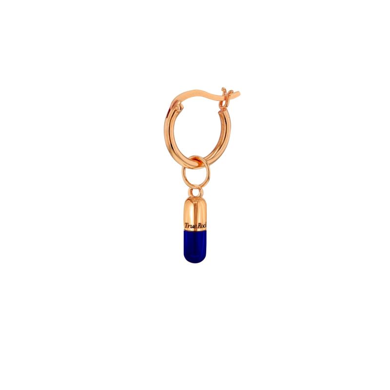 18Kt Rose Gold Plated Mini Pill Pendant image